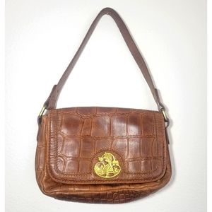 Village England Brown Leather Bag